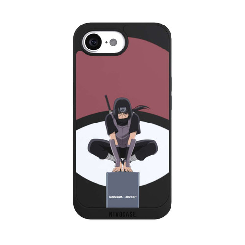 Apple iPhone 16e NIVOpure Itachi Uchiha Symbol transparenter Hintergrund