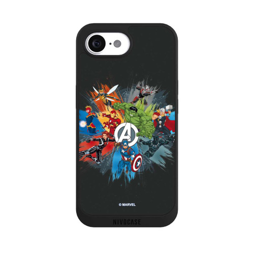 Apple iPhone 16e NIVOpure Marvel's Avengers Black