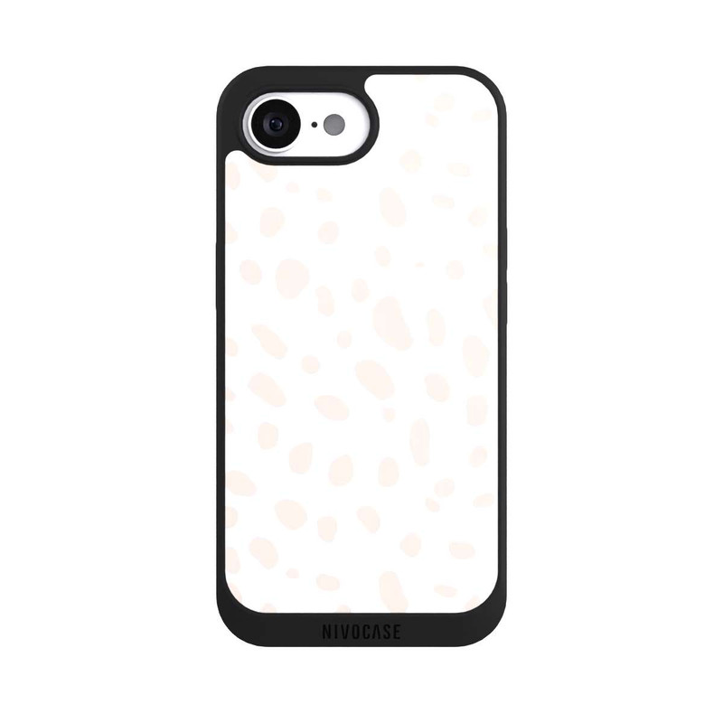 iPhone 16e NIVOpure Tigermuster Beige Weiß 