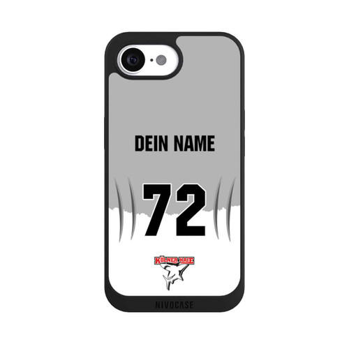 Apple iPhone 16e NIVOpure Kölner Haie Trikotmotiv Personalisierbar