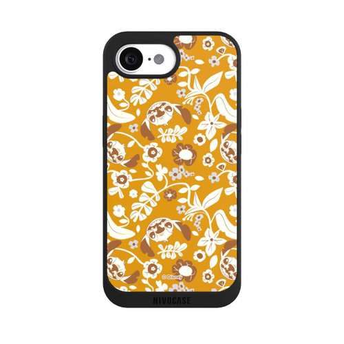 Apple iPhone 16e NIVOpure Stitch Floral Mustard Pattern
