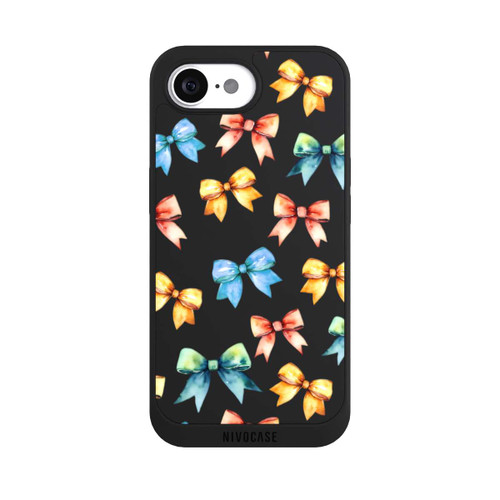 Apple iPhone 16e NIVOpure Rainbow Bows Transparent