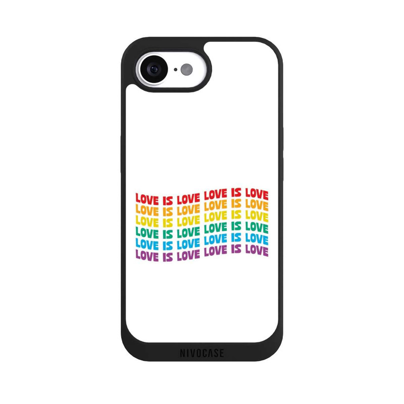 iPhone 16e NIVOpure Love is Love Flag