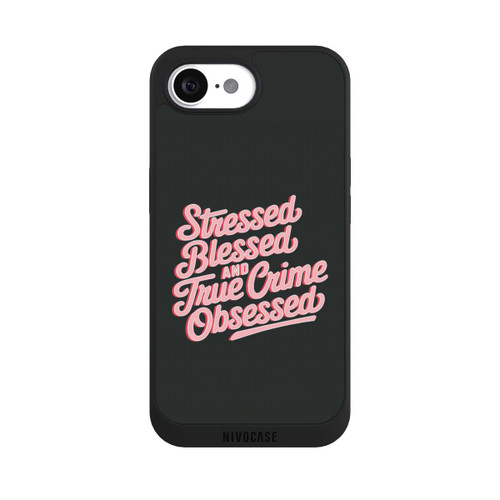 Apple iPhone 16e NIVOpure Stressed Blessed and True Crime Obsessed