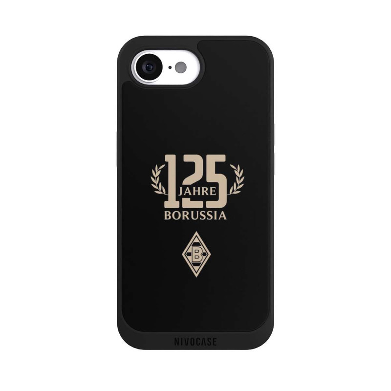 iPhone 16e NIVOpure Borussia 125 Jahre Schwarz
