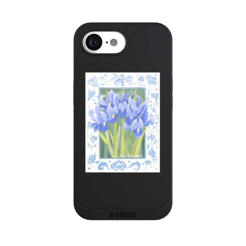 Apple iPhone 16e NIVOpure Blue Iris, by Jennifer Abbott