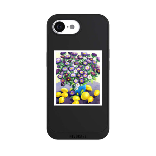 Apple iPhone 16e NIVOpure Purple Asters and Lemons by Christopher Ryland