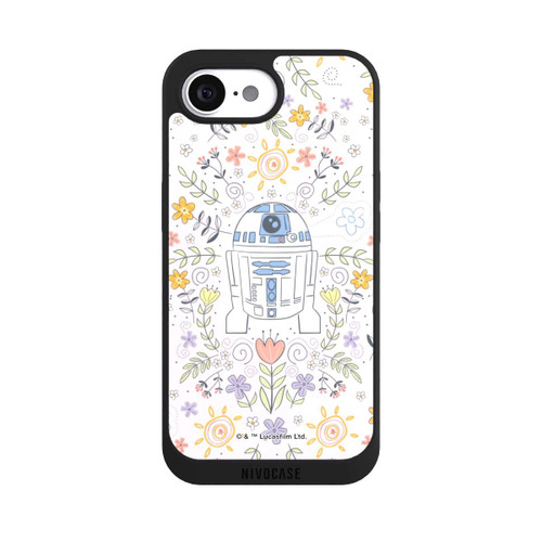 Apple iPhone 16e NIVOpure R2D2 Blumen Muster