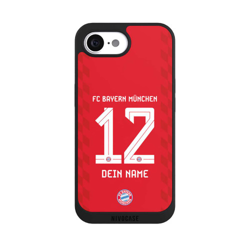Apple iPhone 16e NIVOpure FC Bayern München Trikot Personalisierbar 25-26