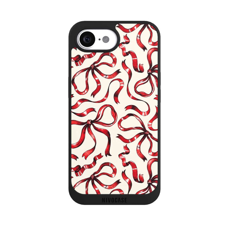 iPhone 16e NIVOpure Fine Bows Red