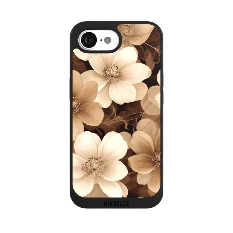 iPhone 16e NIVOpure Naturfarbene Negativblumen mit KI