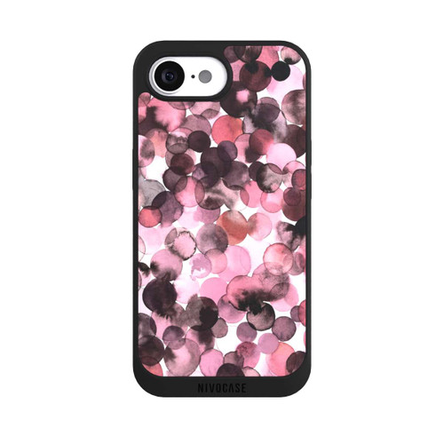 Apple iPhone 16e NIVOpure Purple Dots Watercolor