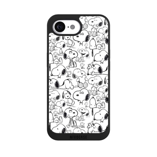 Apple iPhone 16e NIVOpure Classic Snoopy Pattern White