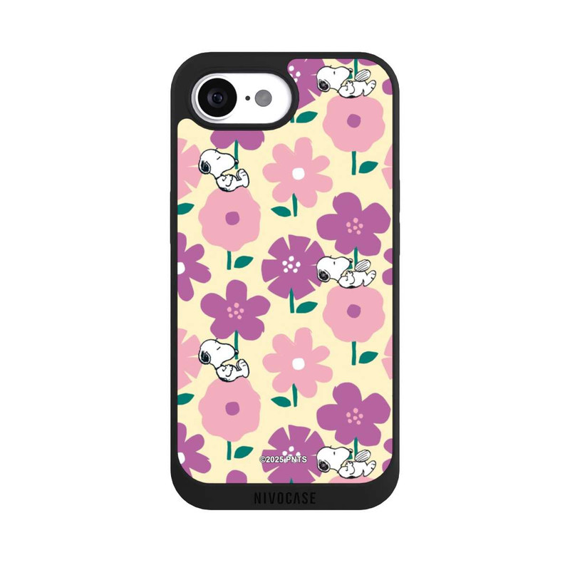 iPhone 16e NIVOpure Peanuts Flower Pattern Yellow
