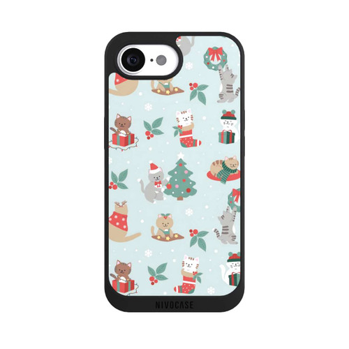 Apple iPhone 16e NIVOpure Chats Festifs dans un Payage d'Hivernal