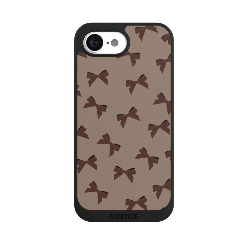iPhone 16e NIVOpure Christmas Bow Pattern