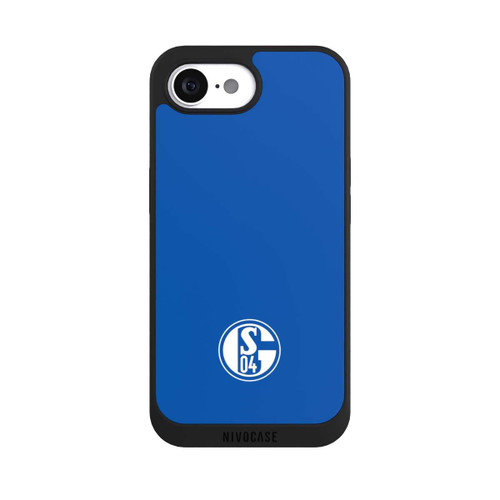 Apple iPhone 16e NIVOpure FC Schalke 04 Logo Blau