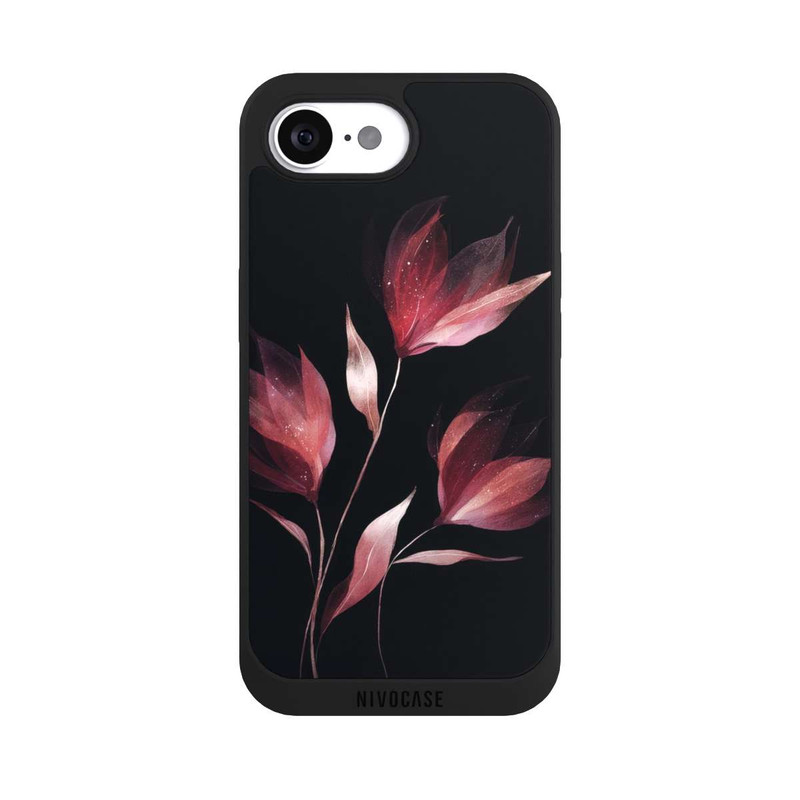 iPhone 16e NIVOpure Burgundy Bloom Negative