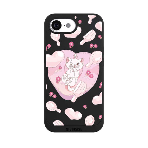 Apple iPhone 16e NIVOpure Aristocats Marie Herzen Pink Transparent