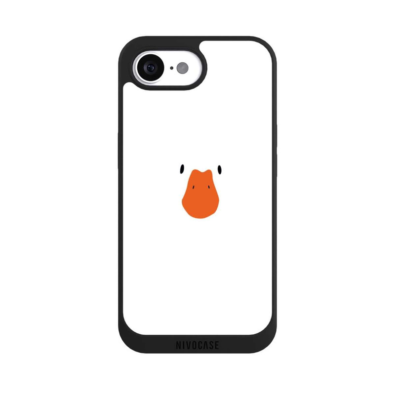 iPhone 16e NIVOpure Visage de canard blanc