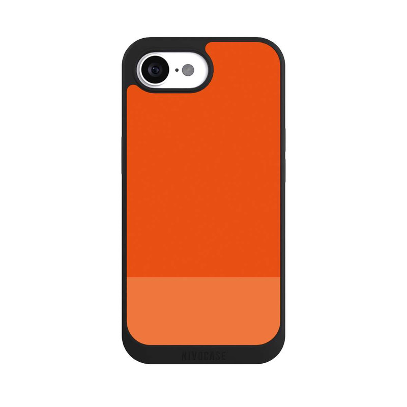 iPhone 16e NIVOpure Orange Farbkombi