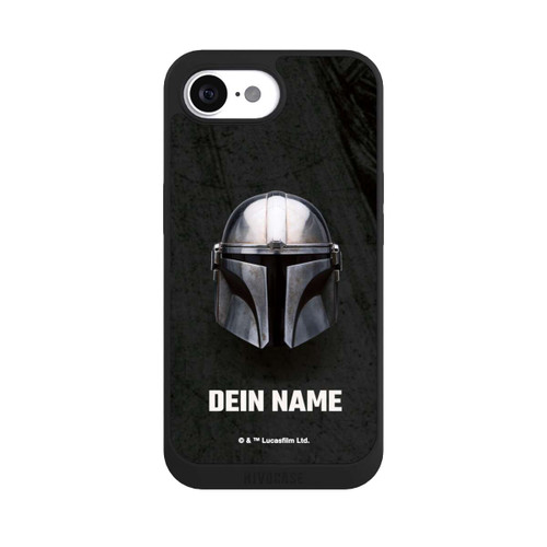 Apple iPhone 16e NIVOpure Star Wars Mandalorian Black Helmet Personalisierbar