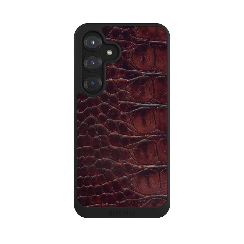 Galaxy S25 NIVOpure Kroco Dunkelbraun