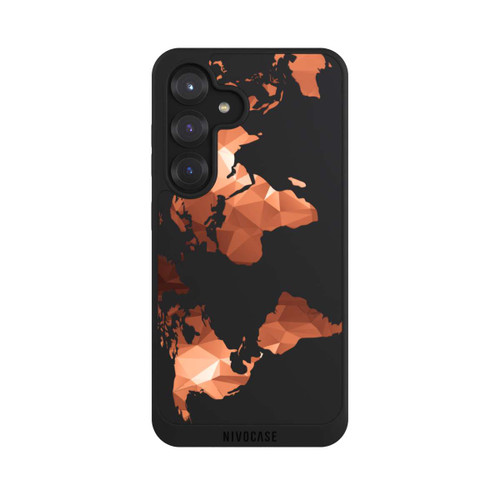 Samsung Galaxy S25 NIVOpure Worldmap Triangle ohne Hintergrund