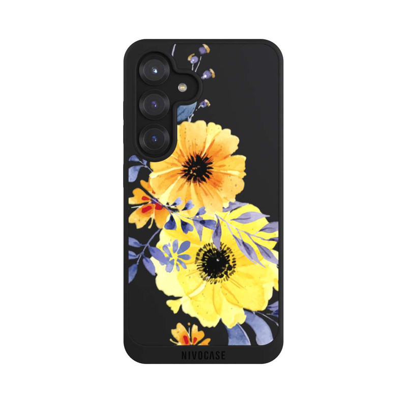 Galaxy S25 NIVOpure Gelbe schwedische Blumen