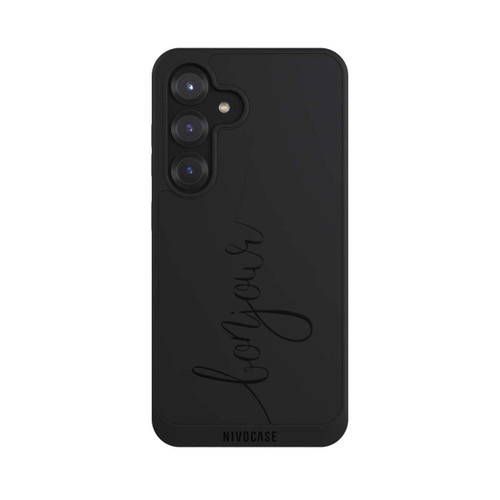 Samsung Galaxy S25 NIVOpure Bonjour Schwarz ohne Hintergrund