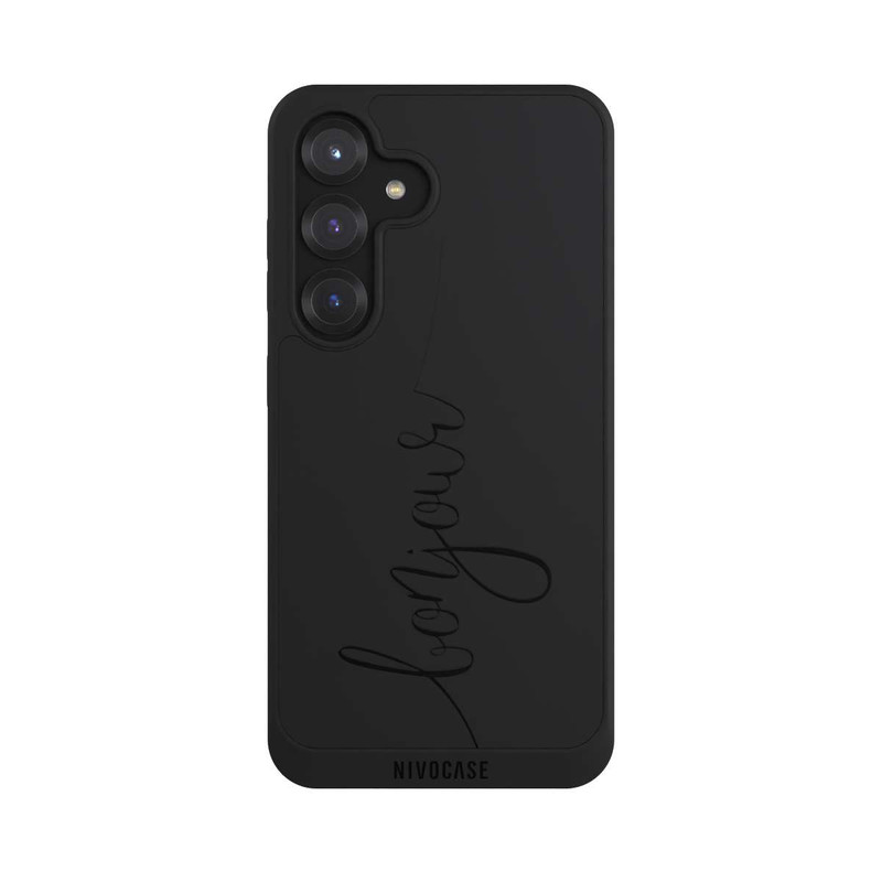 Galaxy S25 NIVOpure Bonjour Schwarz ohne Hintergrund