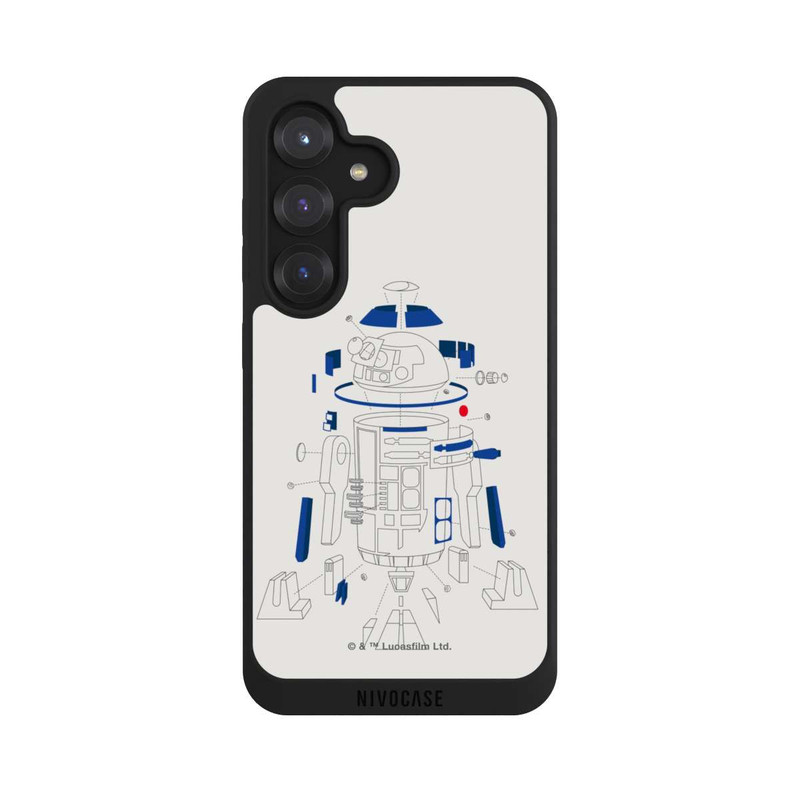 Galaxy S25 NIVOpure R2D2 Exploded Drawing - StarWars 8