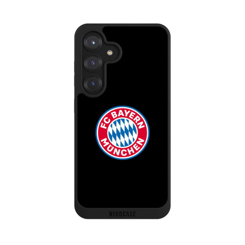 Samsung Galaxy S25 NIVOpure FCB Logo auf Schwarz
