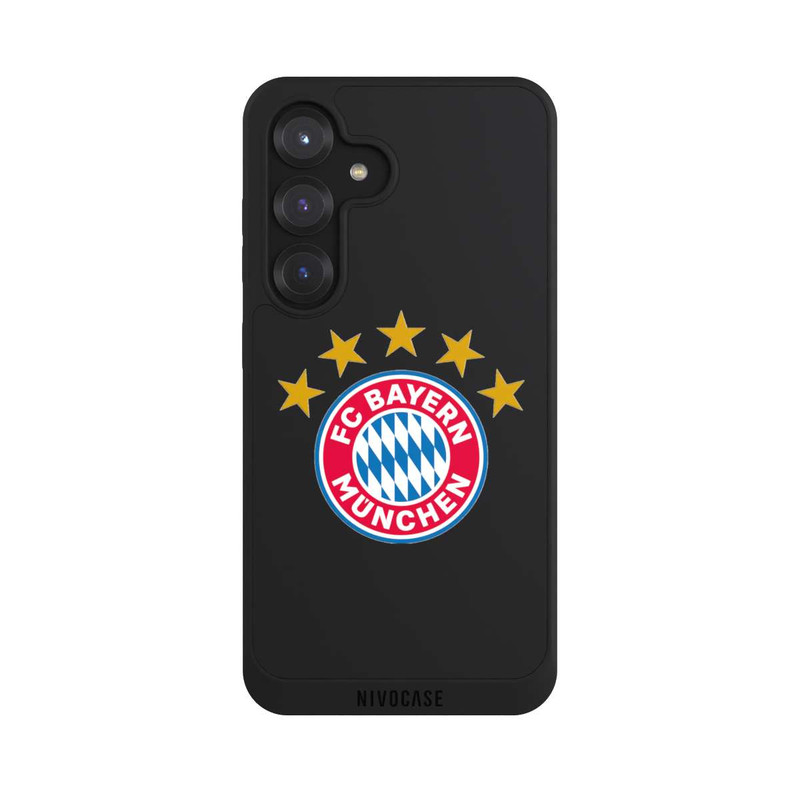 Galaxy S25 NIVOpure FCB Logo mit Sterne - ohne Hintergrund
