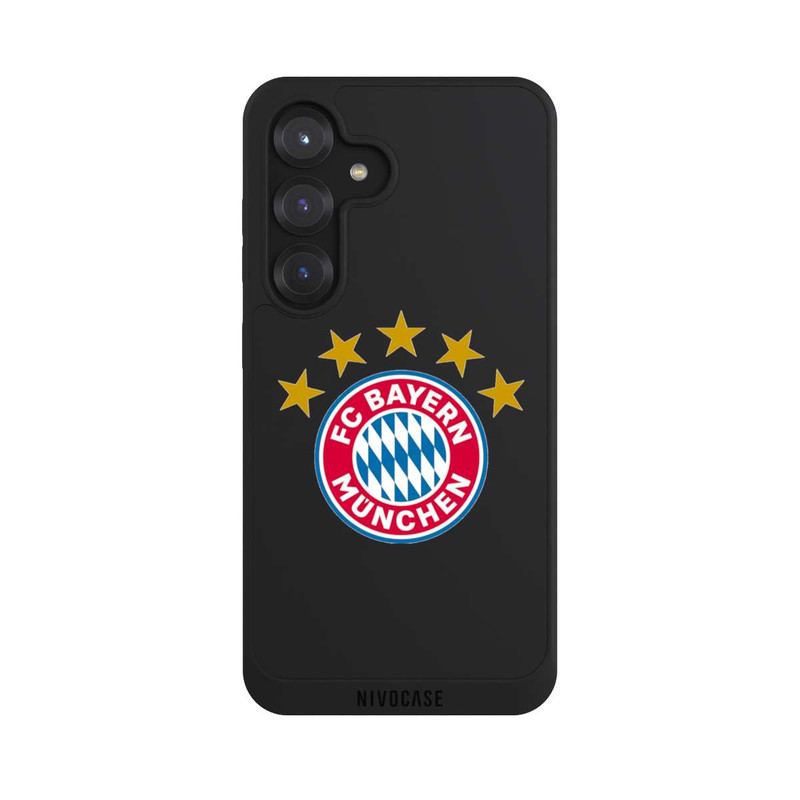 Galaxy S25 NIVOpure FCB Logo mit Sterne - ohne Hintergrund