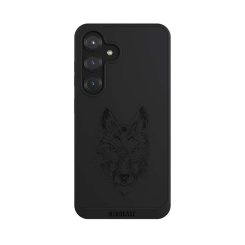 Samsung Galaxy S25 NIVOpure Wolf Mandala ohne Hintergrund