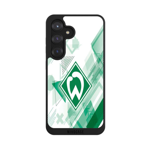 Samsung Galaxy S25 NIVOpure Weiße Grafikelemente - Werder Bremen
