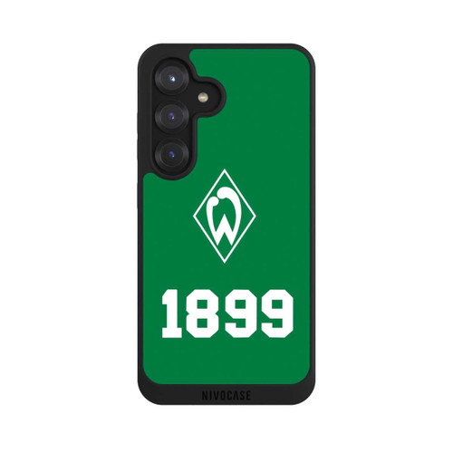 Samsung Galaxy S25 NIVOpure 1899 Grün-Weiß Lebenslang Grün - Werder Bremen
