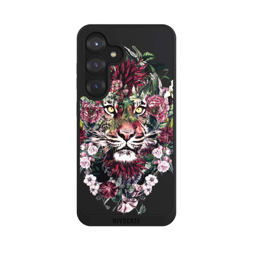 Samsung Galaxy S25 NIVOpure Floral Tiger transparent