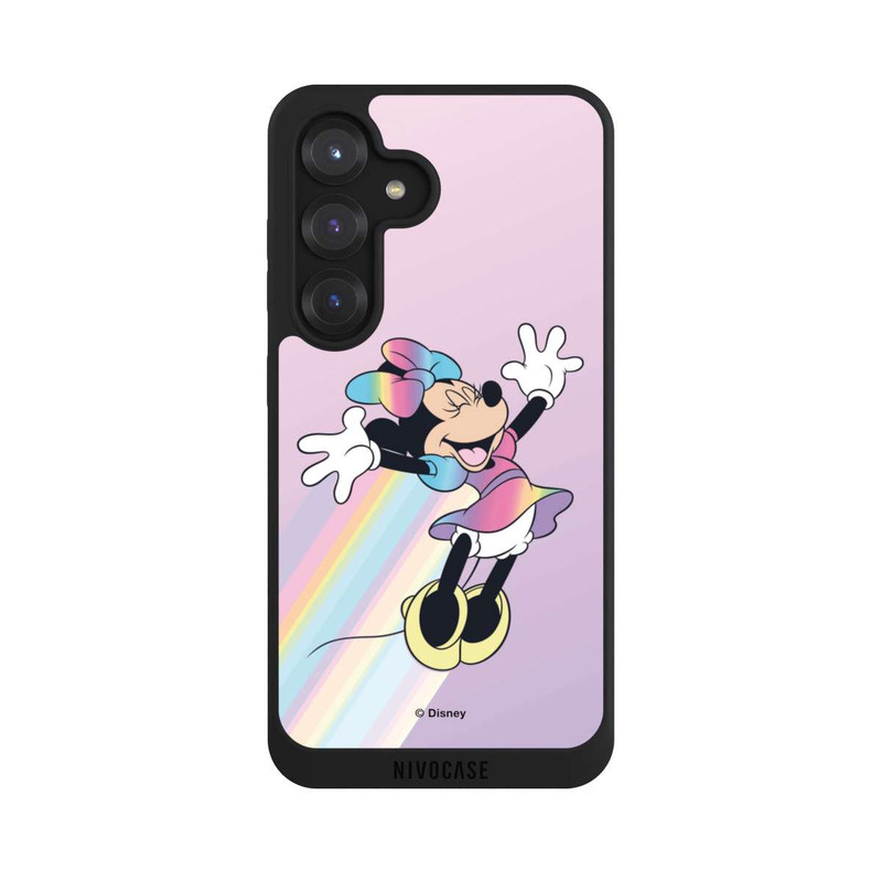 Galaxy S25 NIVOpure Minnie Arc-en-ciel
