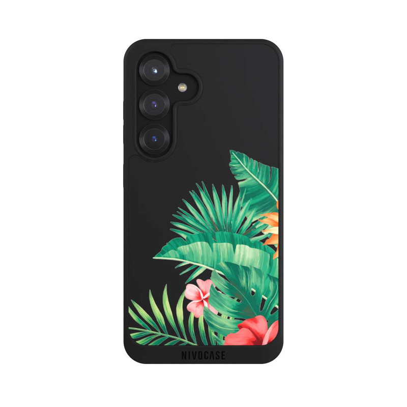 Galaxy S25 NIVOpure Tropical Flowers transparent
