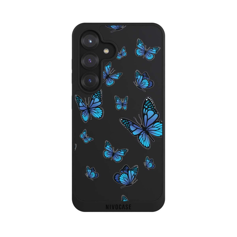 Galaxy S25 NIVOpure Schmetterlingmuster Transparent