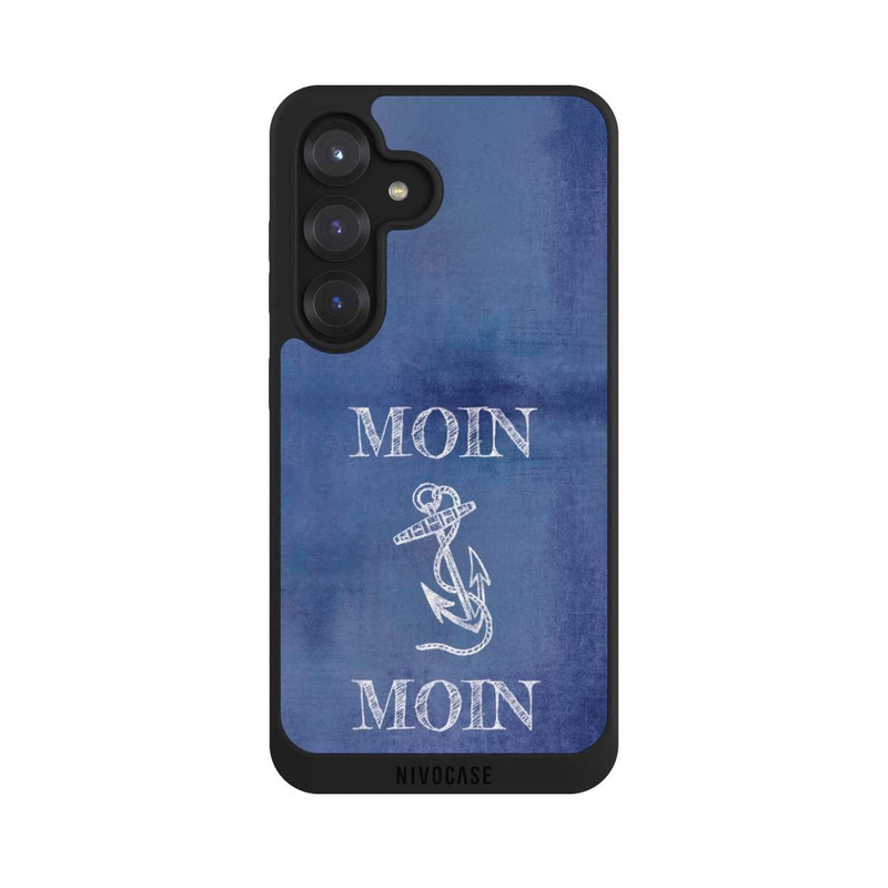 Galaxy S25 NIVOpure Moin Anker grunge blau