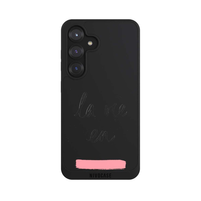 Galaxy S25 NIVOpure La vie en Rosa Transparent