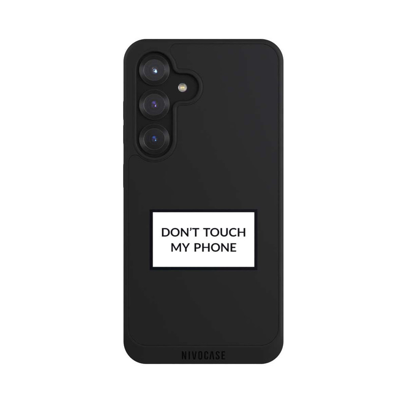 Galaxy S25 NIVOpure Do Not Touch My Phone Transparent