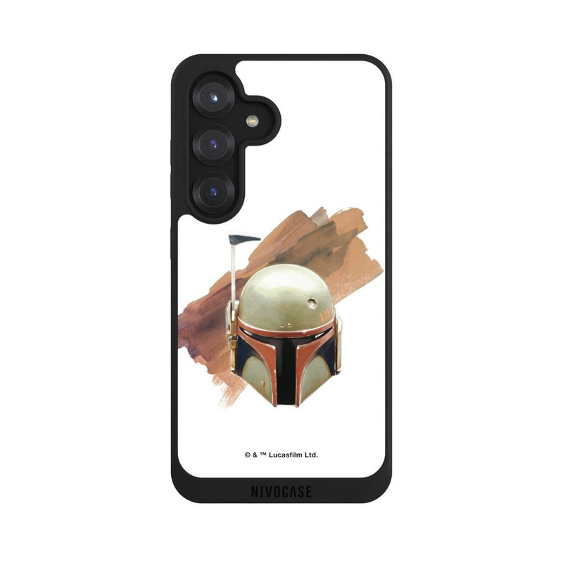 Galaxy S25 NIVOpure Boba Fett Helm Weiß
