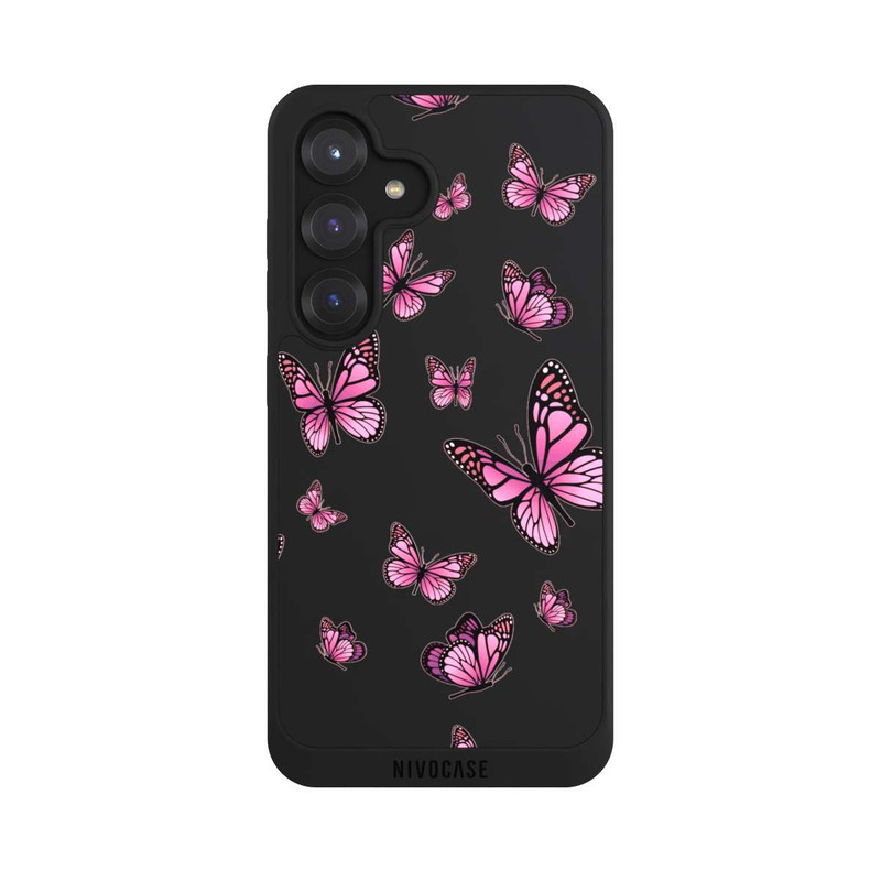 Galaxy S25 NIVOpure Butterflies pink