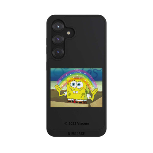 Samsung Galaxy S25 NIVOpure Spongebob - Rainbow Meme transparent