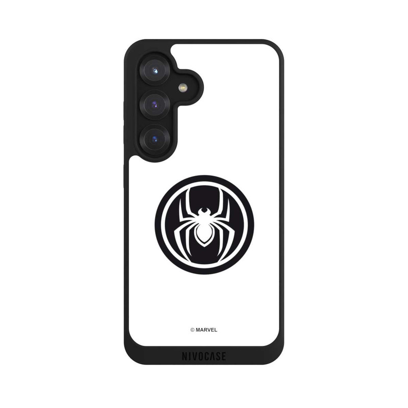 Galaxy S25 NIVOpure Spider-Man Logo White