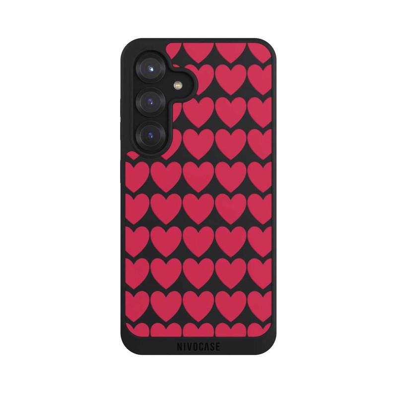 Galaxy S25 NIVOpure Viva Magenta Hearts